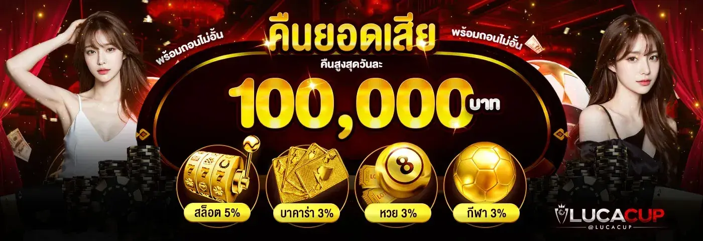 LUCACUP สุดยอดสล็อตออนไลน์ แตกแรง100% ฝากถอนอัตโนมัติ